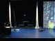 2010 - Live sand drawing for the play "Cet animal qui nous (…)